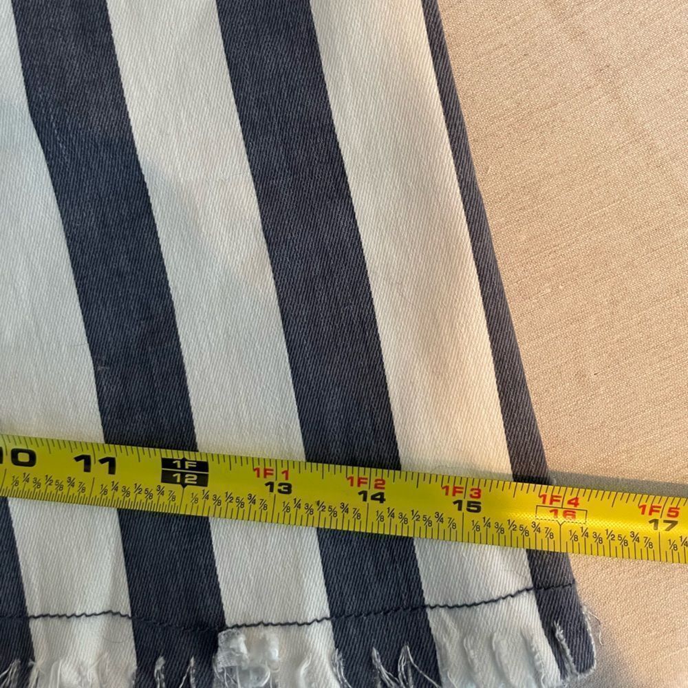 Wisteria Lane Bell Bottom Striped Jeans Size  Medium - Picture 8 of 10